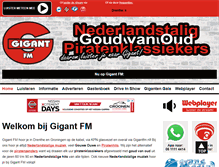 Tablet Screenshot of gigantfm.nl